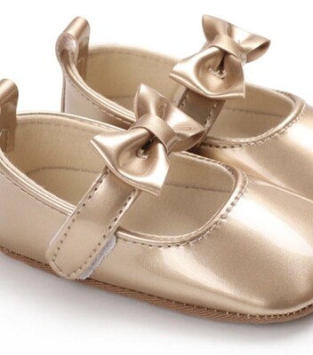 Gold Infant Shoes