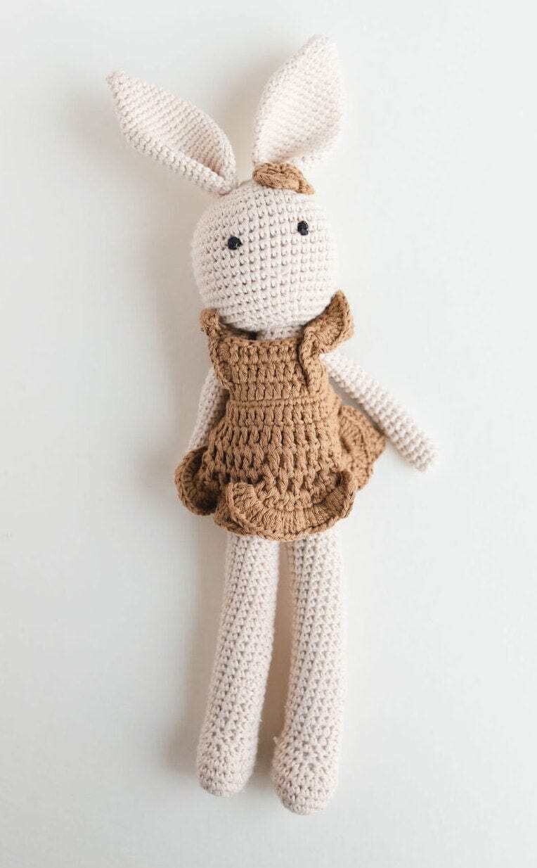 Hand Made Crochet Bunny Doll