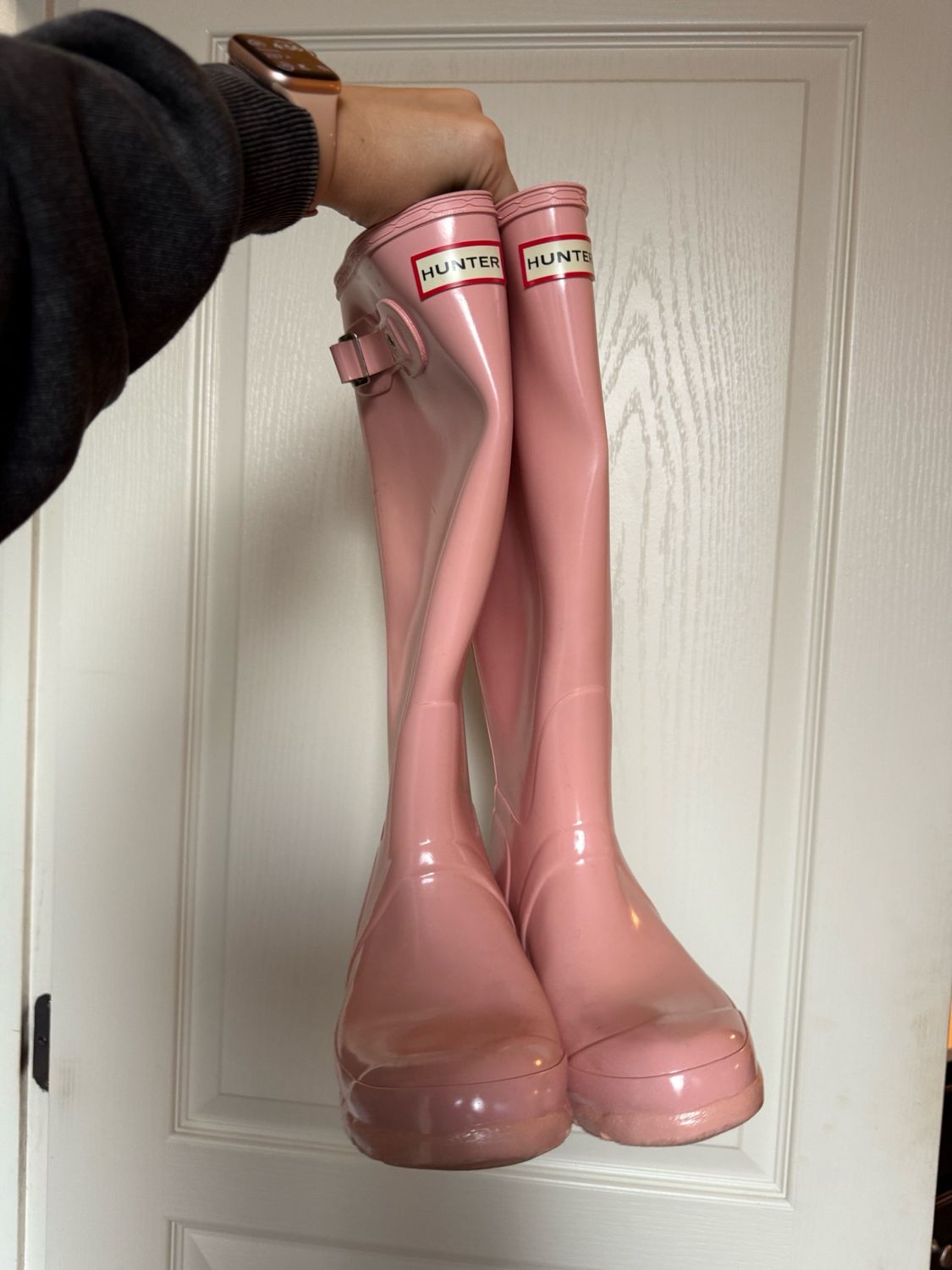 Pink Hunter Rain Boots