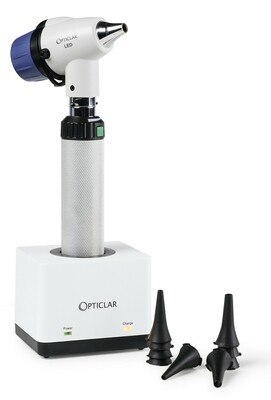 Opticlar VScope Otoscope Set - ADAPT Lithium Rechargeable Handle