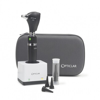Opticlar S1 Otoscope Set - E Lithium Rechargeable Handle