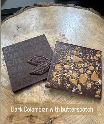Dark Colombia with Butterscotch Chips