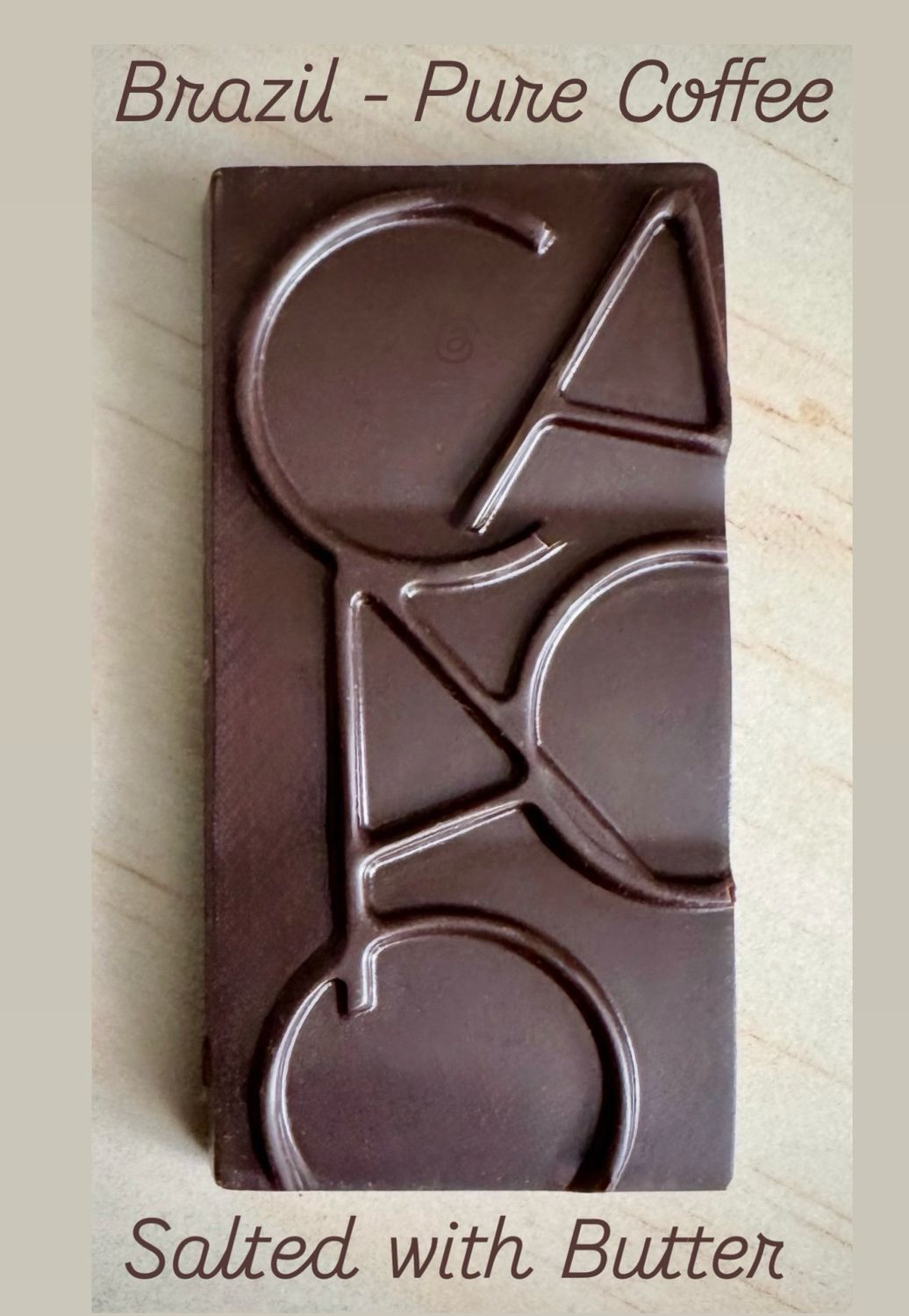 Brazilian Pure Coffee Bar (salted with butter)