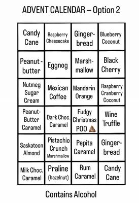 Advent Calendar (Option 2 - Alcohol)