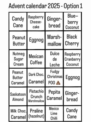 Advent Calendar 2025 - Option 1