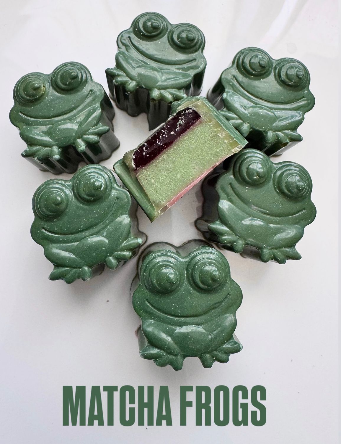 Matcha Frogs (green tea)