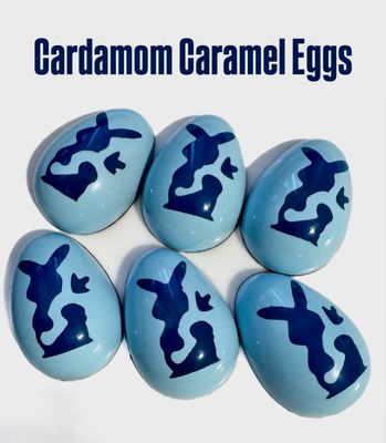 Cardamom Caramel Eggs