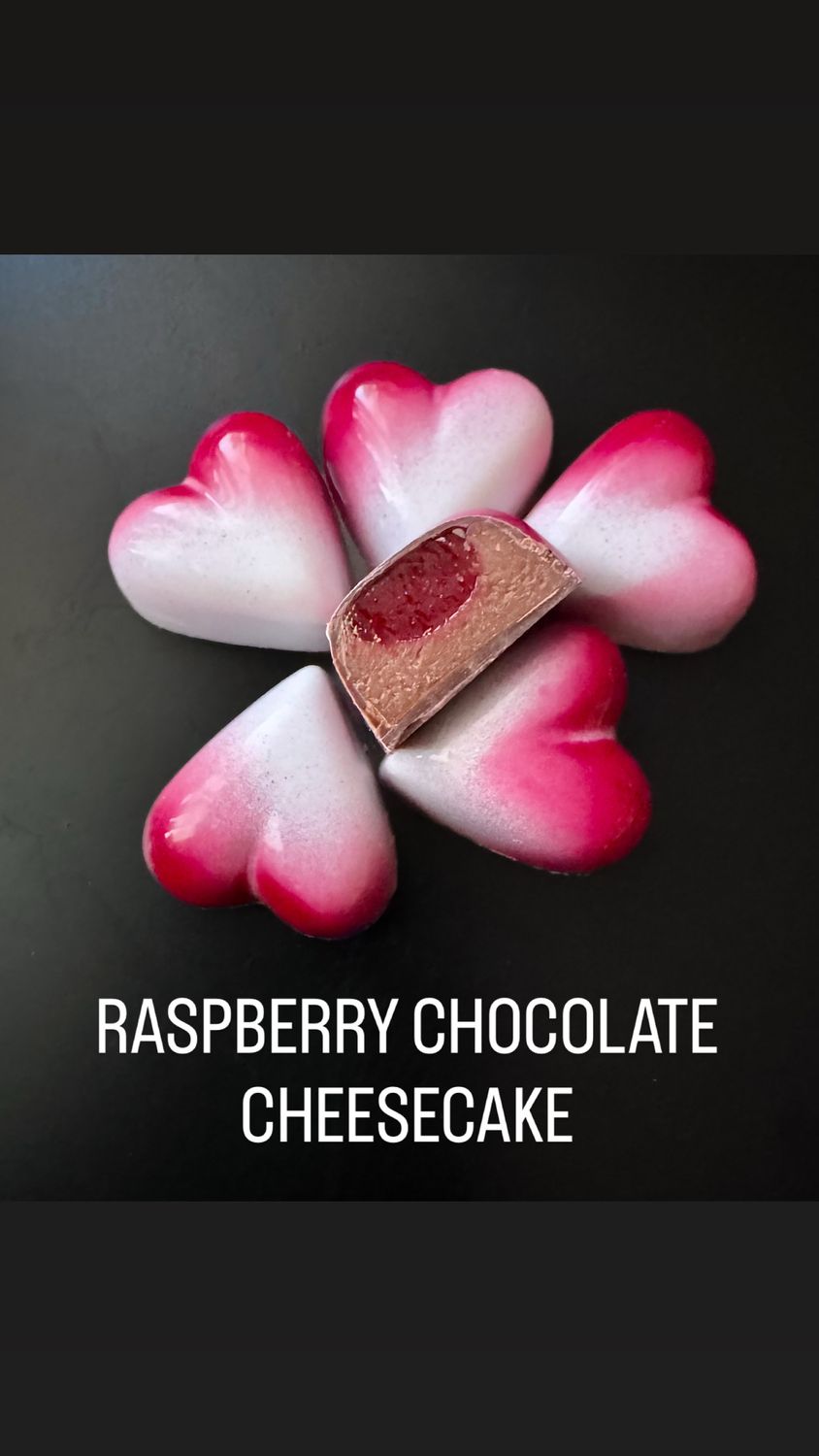 Raspberry Chocolate Cheesecake