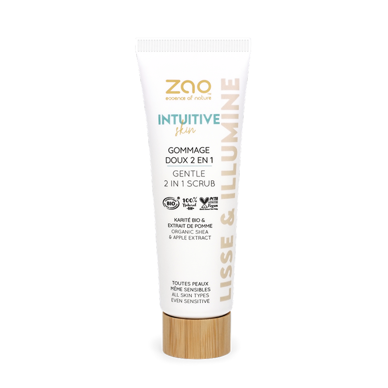 Zao Make-Up Gentle scrub 2 in 1