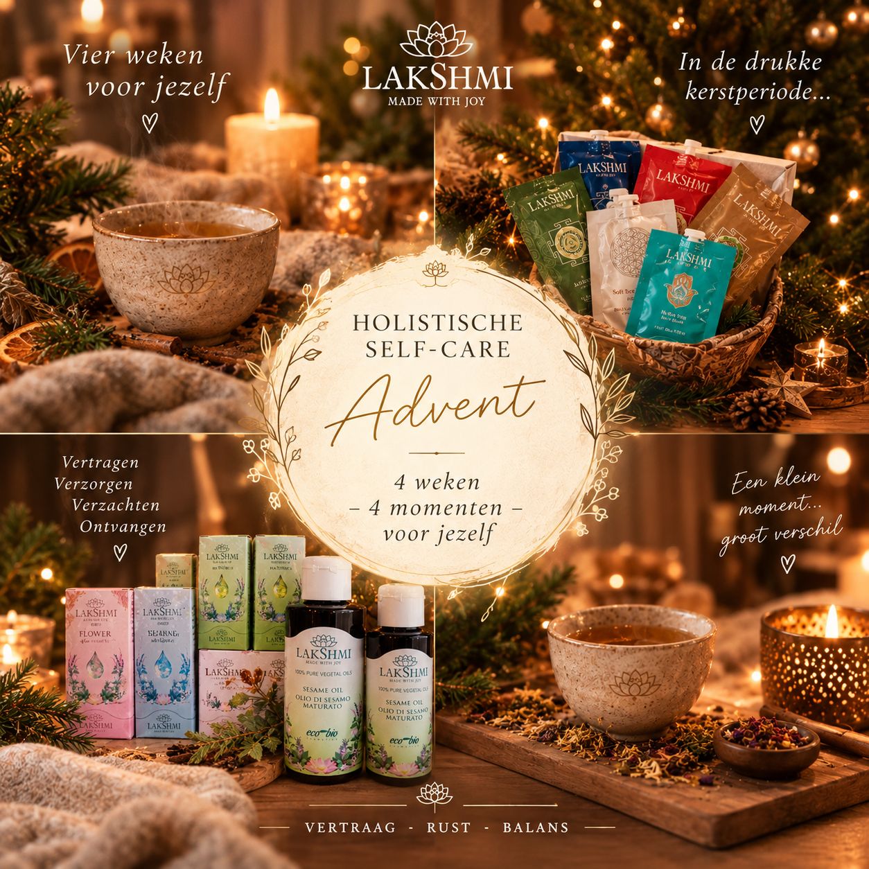 ' 4 weken voor jezelf ' een holistisch & Ayurvedisch selfcare advent ✨️ ' 4 weken voor jezelf ' een holistisch & Ayurvedisch selfcare advent ✨️