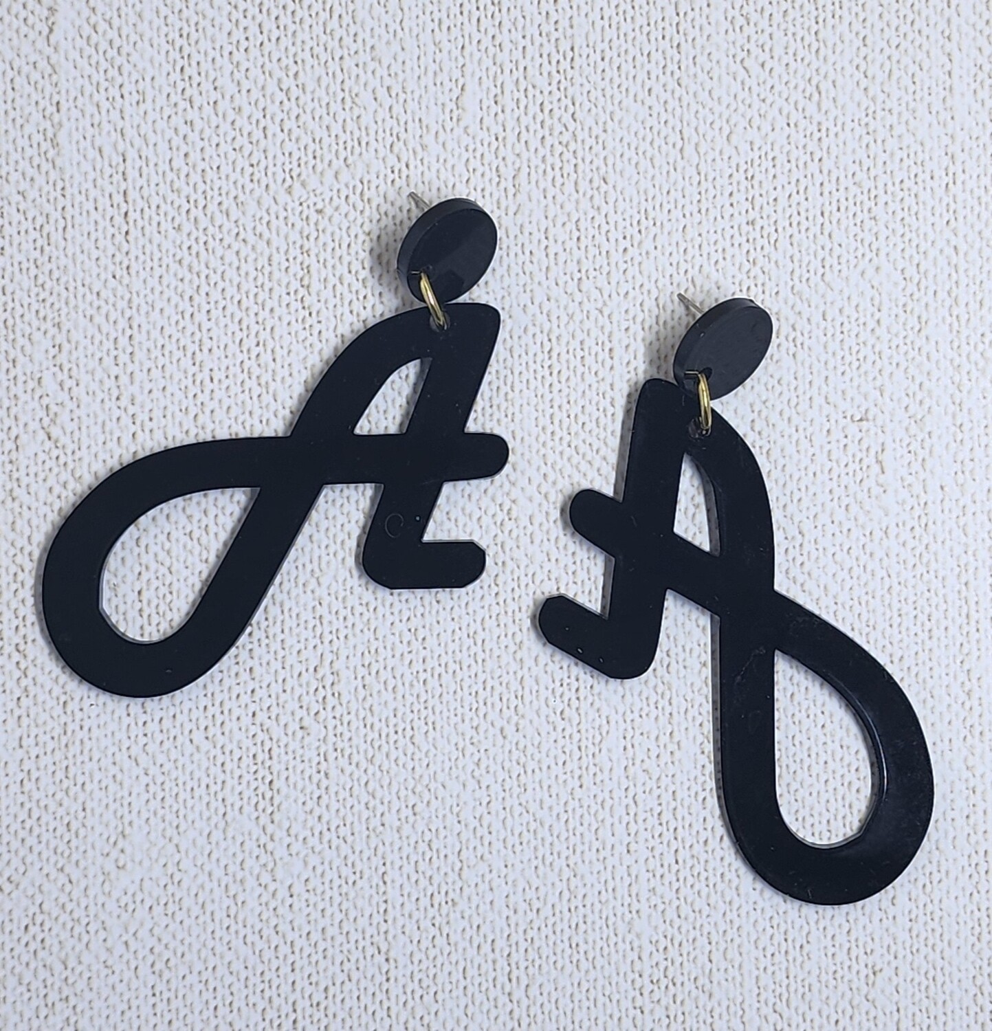 Initial Earrings