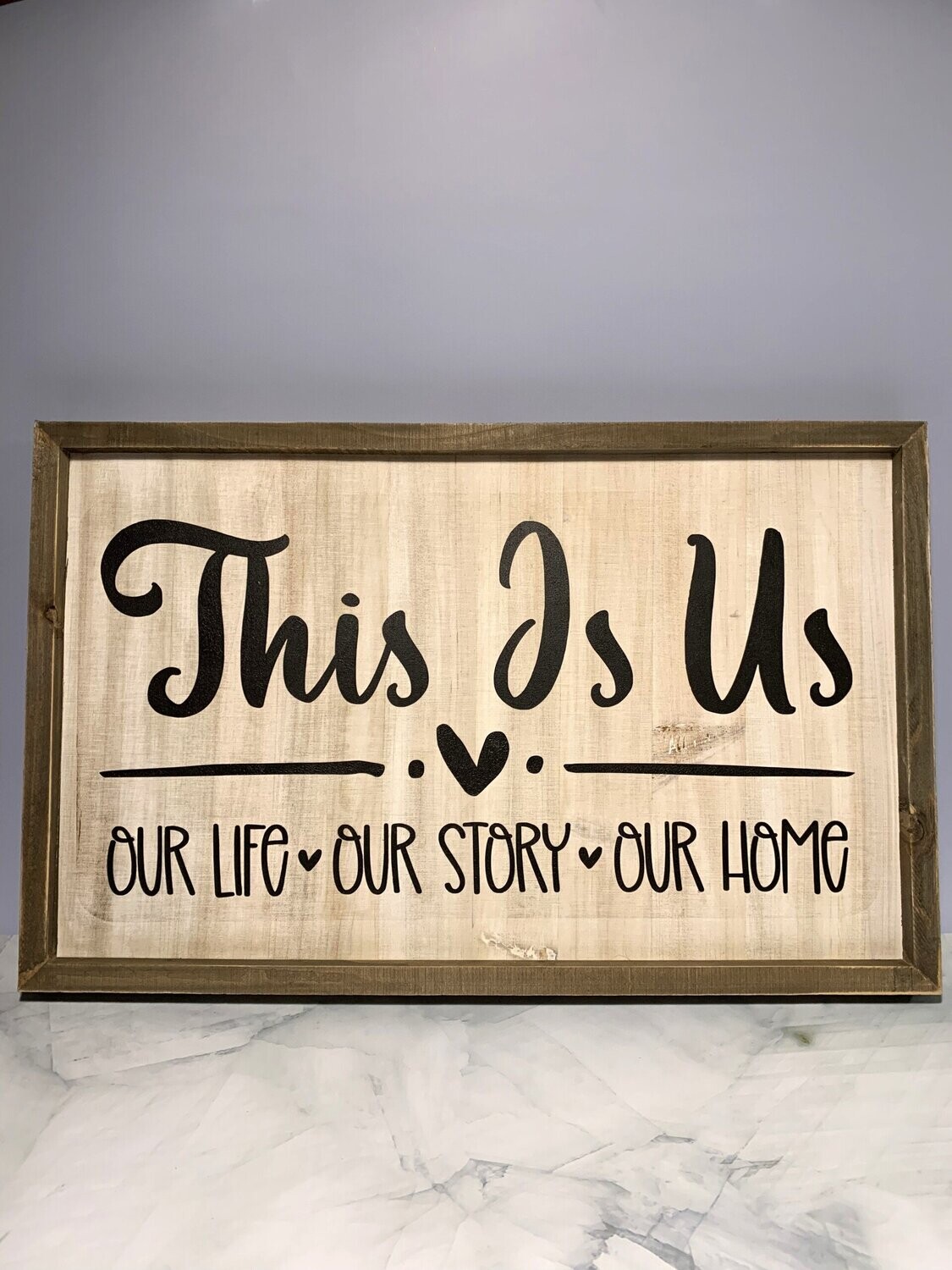 This Is Us Wood Sign