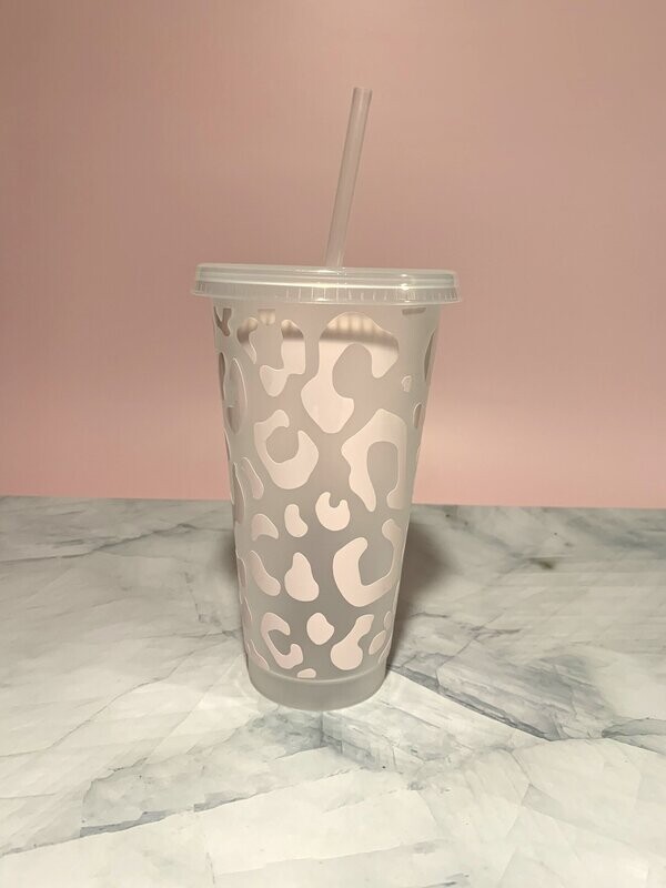 Color Changing Leopard Cold Cup