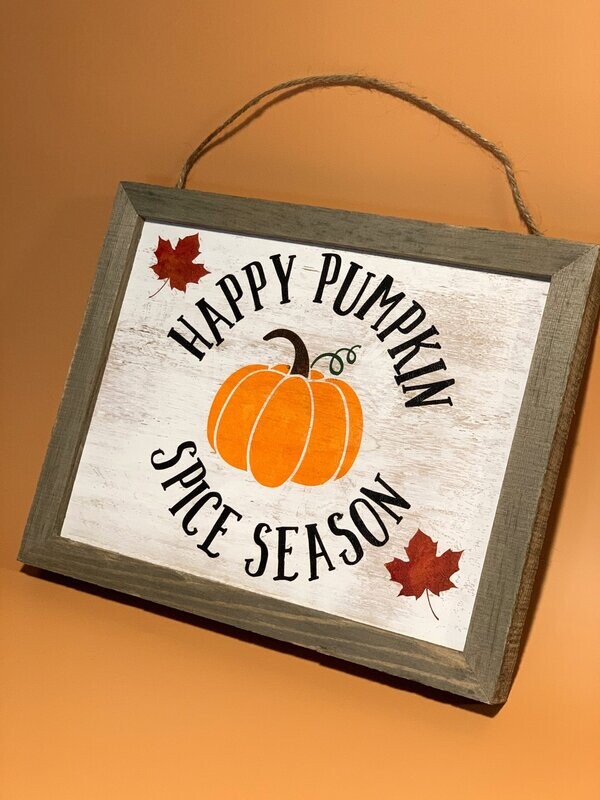 Pumpkin Spice Season Sign