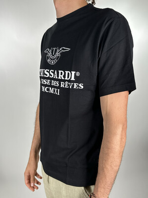 T-SHIRT TRUSSARDI CON STAMPA LETTERING