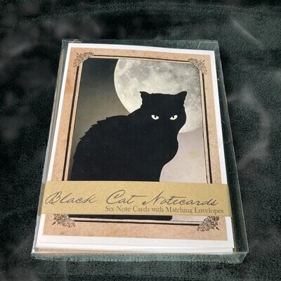 Black Cat Boxed Notecard Set