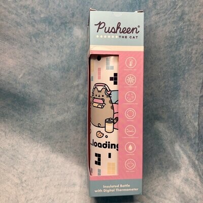 Pusheen Gaming Bottle with Digital Thermometer
