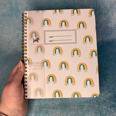 Rainbows Spiral Notebook