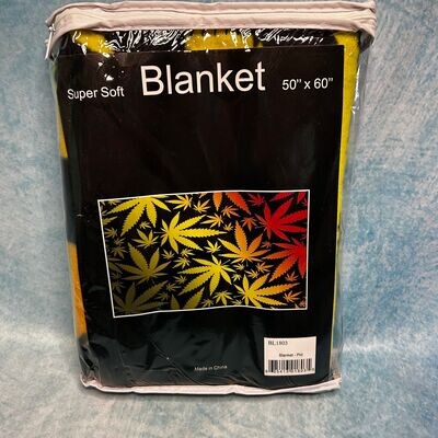 Weed Fleece Blanket