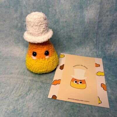 Peaniez: Dandy Corn Amigurumi Crochet Candy Corn