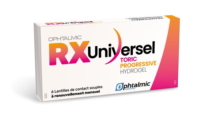 OPHTALMIC RX UNIVERSEL HYDROGEL TORIC PROGRESSIVE