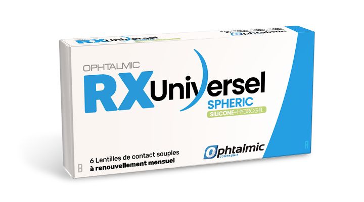 OPHTALMIC RX UNIVERSEL SILICONE HYDROGEL SPHERIC