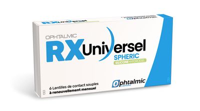 OPHTALMIC RX UNIVERSEL SILICONE HYDROGEL SPHERIC