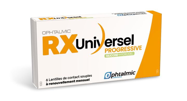 OPHTALMIC RX UNIVERSEL SILICONE HYDROGEL PROGRESSIVE