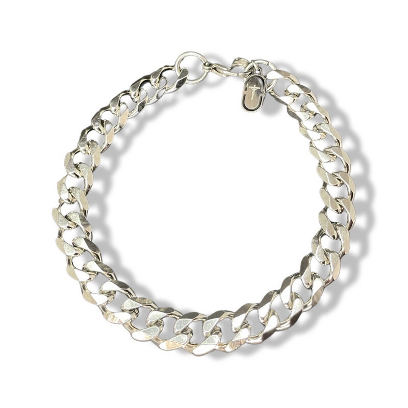 Classic Cuban Bracelet 9mm (Silver)