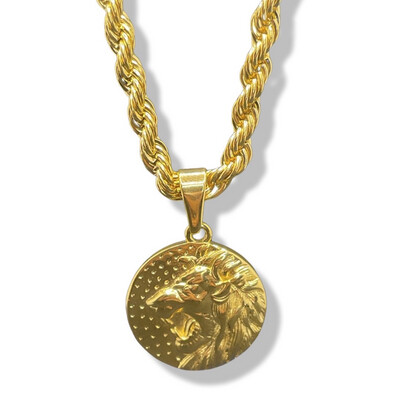 Lion head Ltd edition pendant (Gold)