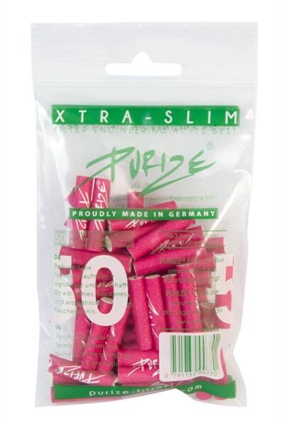 PURIZE Aktivkohlefilter, XTRA Slim PINK PURIZE Aktivkohlefilter, XTRA Slim PINK