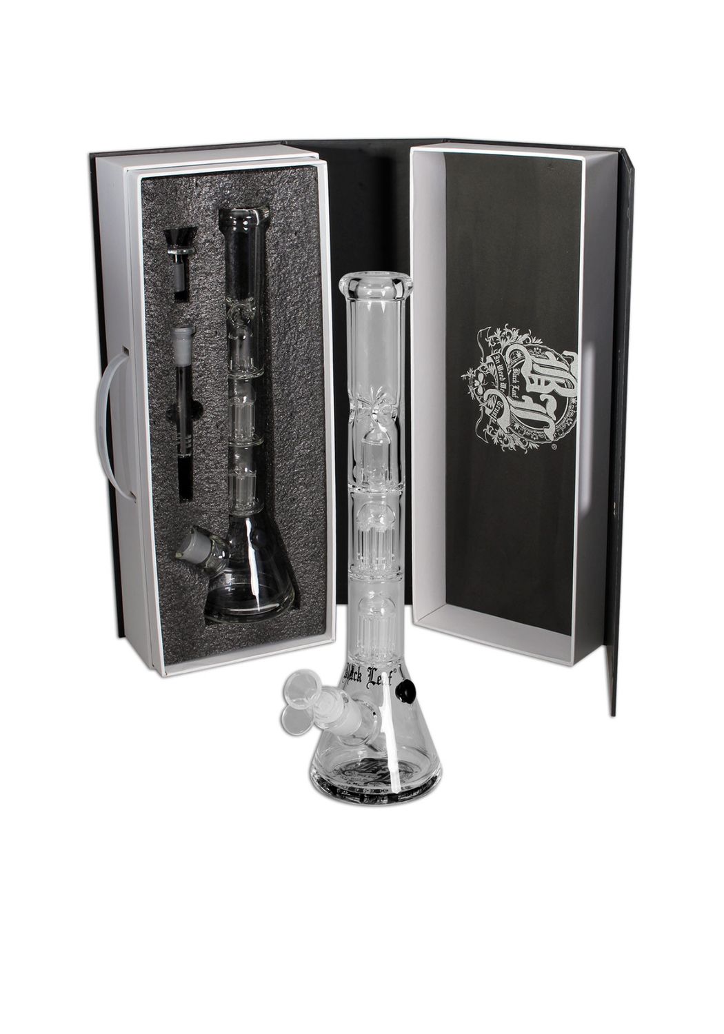 Black Leaf Multilevel Icebong im Koffer