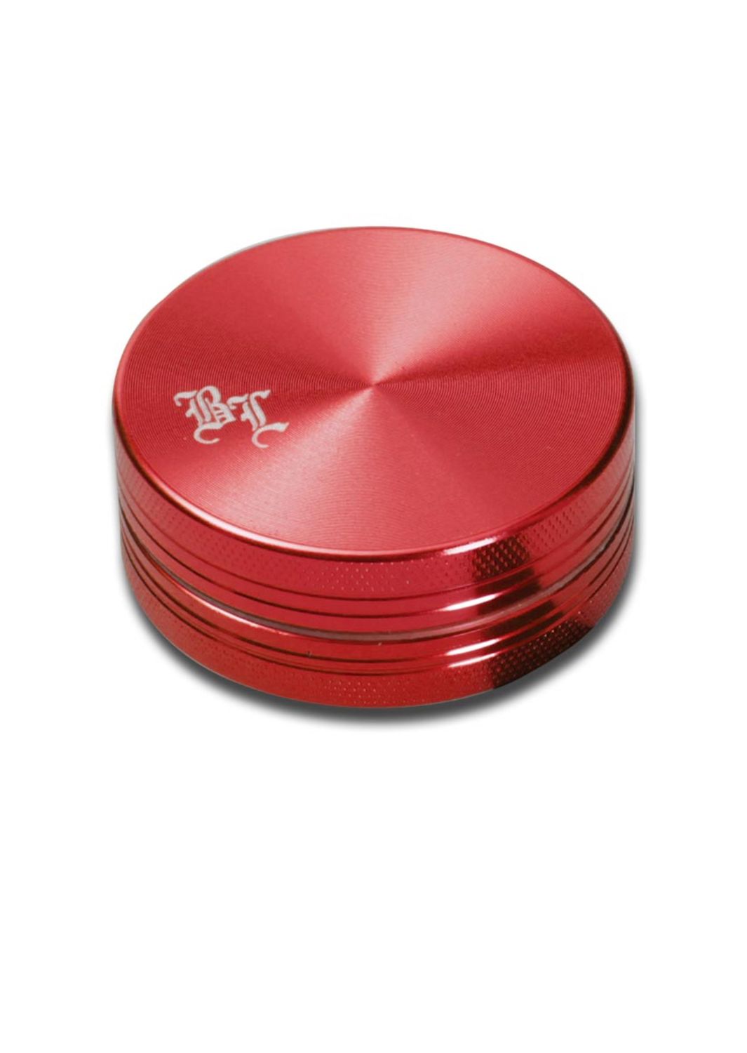 BL Alu-Grinder 2-tlg. m. Magnet Rot