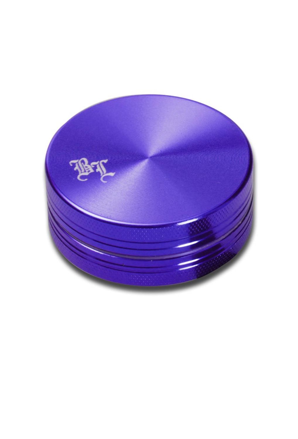 BL Alu-Grinder 2-tlg. m. Magnet Violett