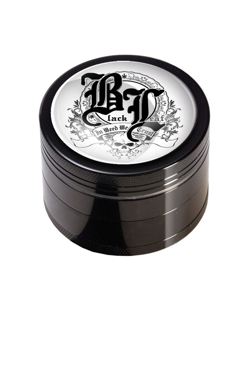 Black Leaf Grinder 4-tlg. In Weed We Trust