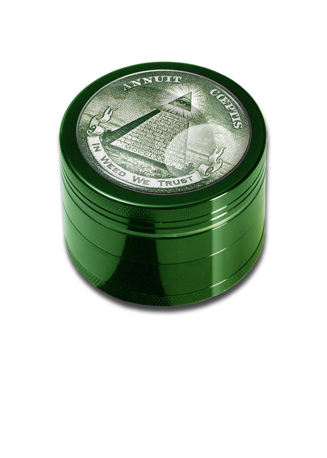 Black Leaf Grinder 4-tlg. In Weed We Trust