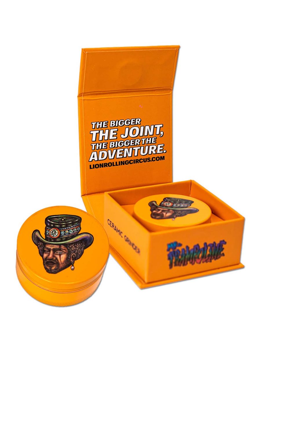 Lion Rolling Circus Grinder m. Keramik 3-tlg