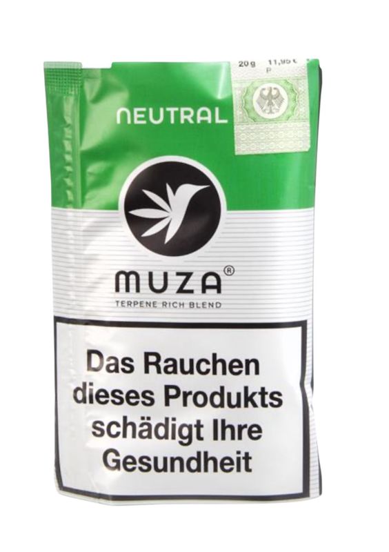 Muza Kräutermischung mit Terpenen, nikotinfrei, 20g NEUTRAL Muza Kräutermischung mit Terpenen, nikotinfrei, 20g NEUTRAL