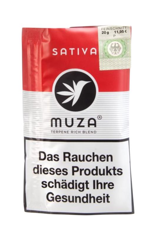 Muza Kräutermischung mit Terpenen, nikotinfrei, 20g SATIVA Muza Kräutermischung mit Terpenen, nikotinfrei, 20g SATIVA