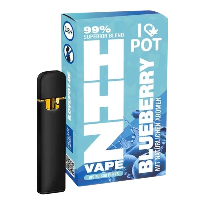 ILovePot HHZ Vape, 99% Superior Blend, 1ml Blueberry ILovePot HHZ Vape, 99% Superior Blend, 1ml Blueberry