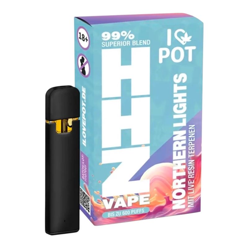 ILovePot HHZ Vape, 99% Superior Blend, 1ml Northern Lights ILovePot HHZ Vape, 99% Superior Blend, 1ml Northern Lights