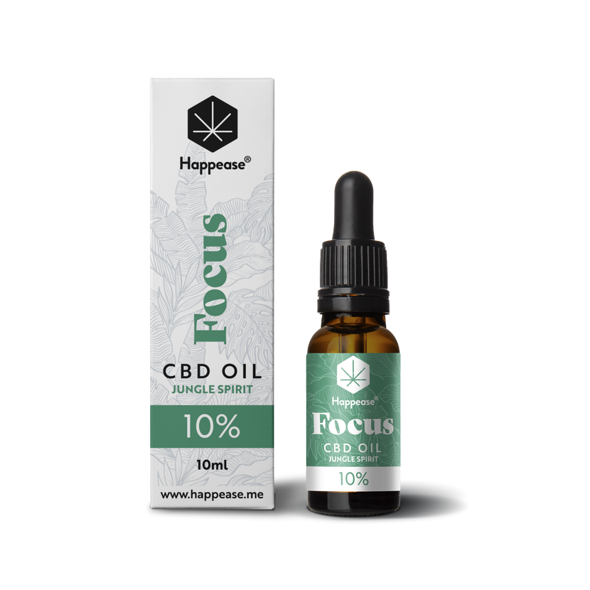 Happease Focus CBD-Öl Jungle Spirit, 10 % CBD, 1000 mg, 10 ml
