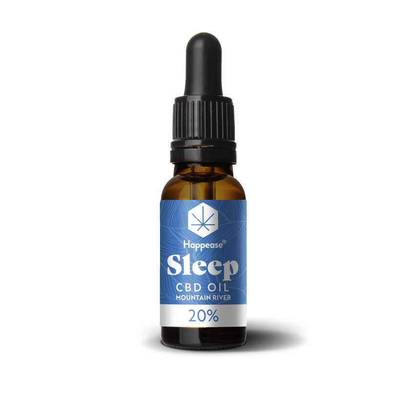 Happease Sleep CBD Oil Mountain River, 20 % CBD, 2000 mg, 10 ml