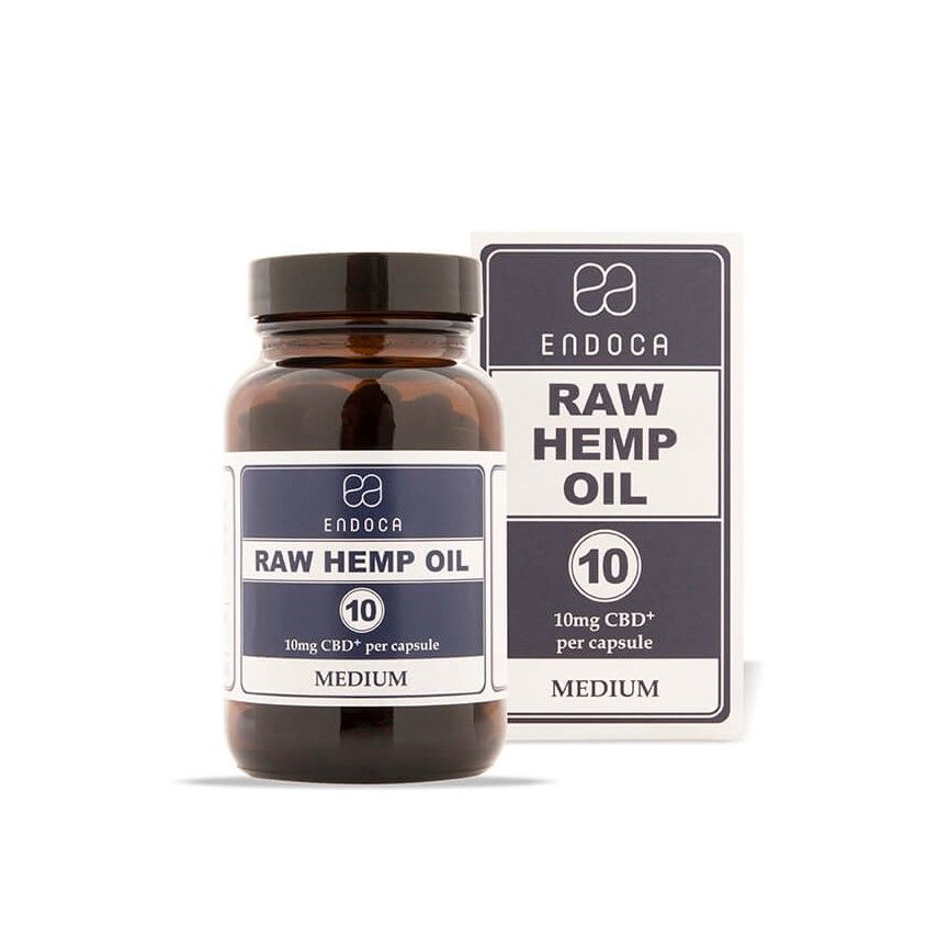 Endoca RAW Hanfkapseln 1200 mg CBD+CBDa, 120 x 10 mg