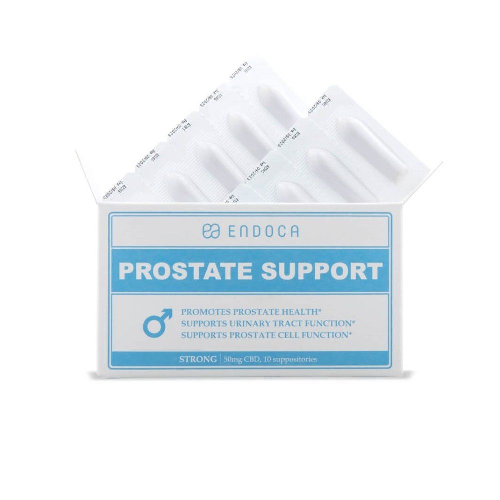 Endoca Zäpfchen Prostate Support 500 mg CBD, 10 Stück