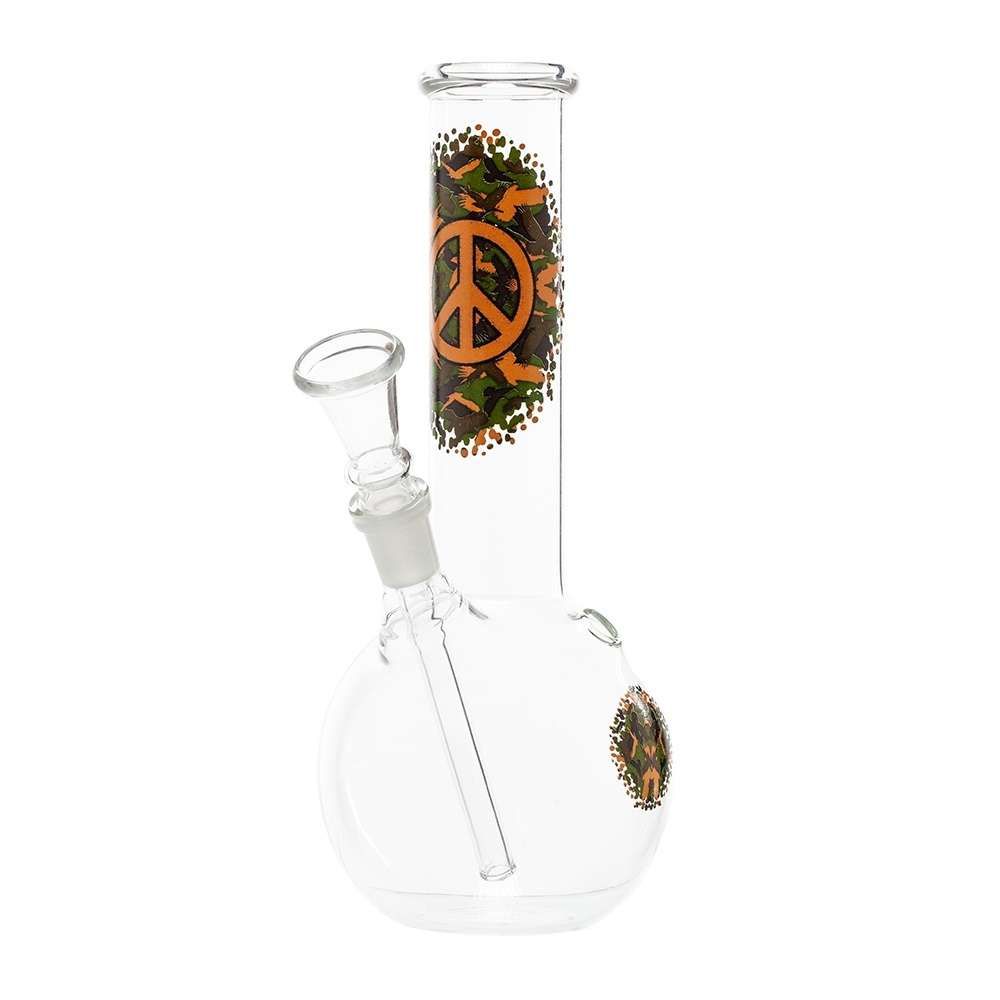 ​☮️ Greenline Kugel-Bong – Peace Camouflage