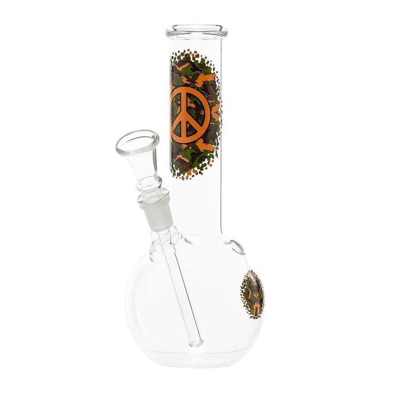 ​☮️ Greenline Kugel-Bong – Peace Camouflage