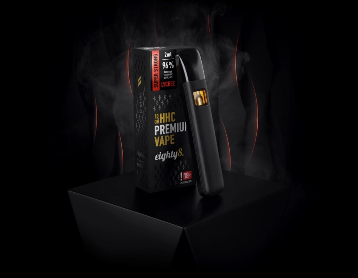 eighty8 Lychee 96 % 10-OH Vape Pen (0,5 ml)  99 %