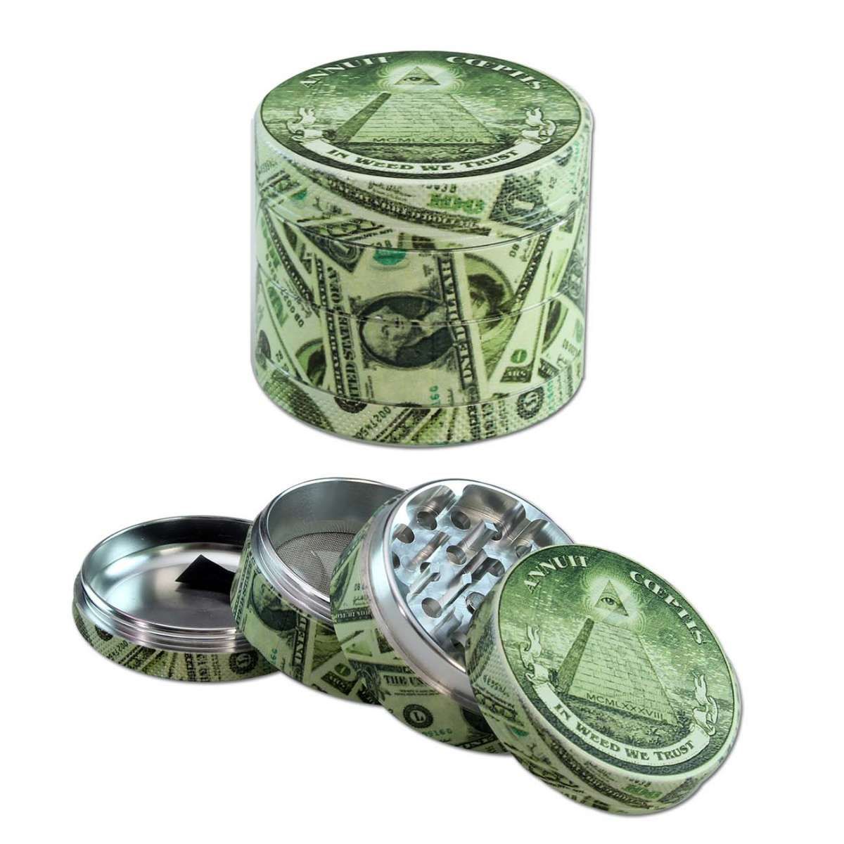 ? Black LeafÂź DOLLAR Grinder â 4-teilig, Aluminium ? Black LeafÂź DOLLAR Grinder â 4-teilig, Aluminium