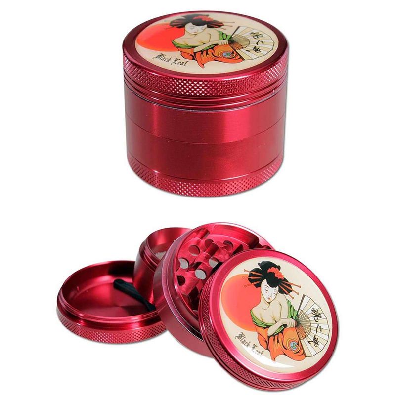 ? Black Leaf® GEISHA Grinder – 4-teilig, rot